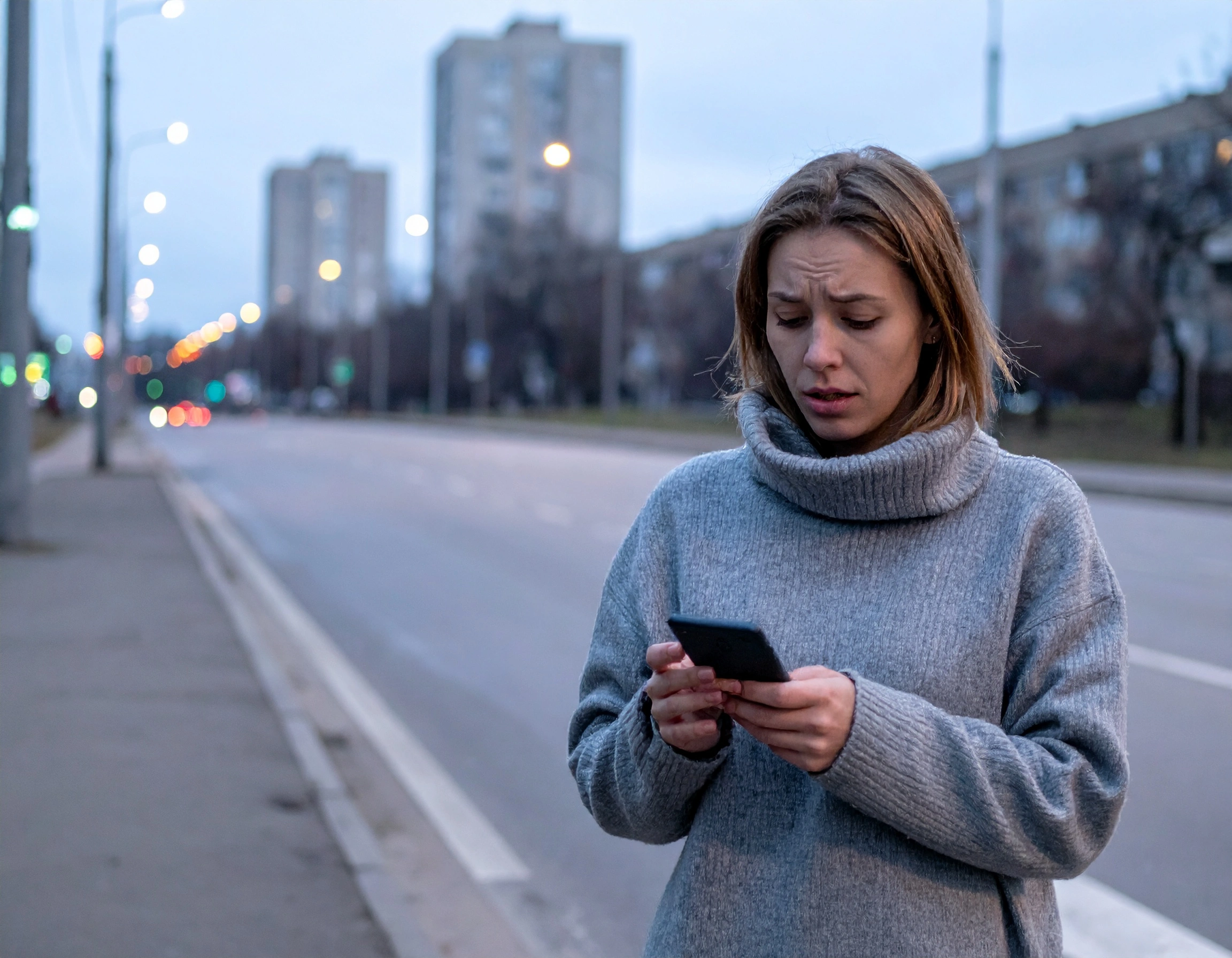 woman orders an uber nervously due to reports of increased uber sexual assault incidents - File Abuse Lawsuit