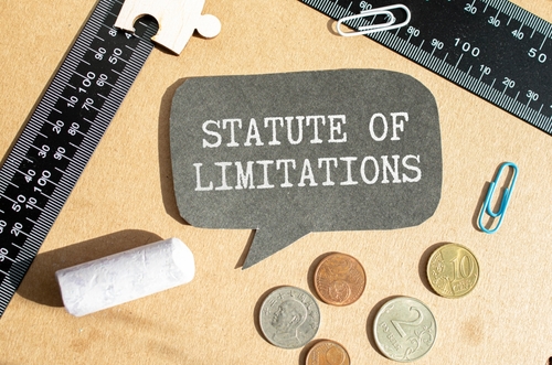 Photo of text of statute of limitations